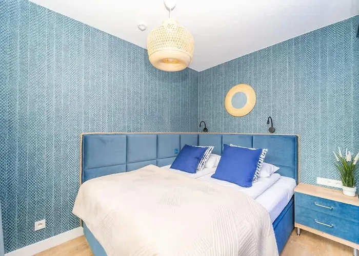 Bright And Blue 3city With Balcony In By Renters Apartamento Gdynia